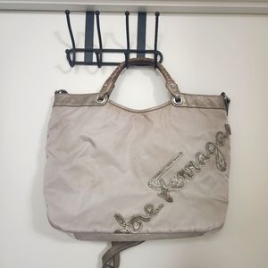 Authentic Vintage Salvatore Ferragamo Messenger Tote